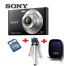 C�mera Sony W320 14.1 MP + kit