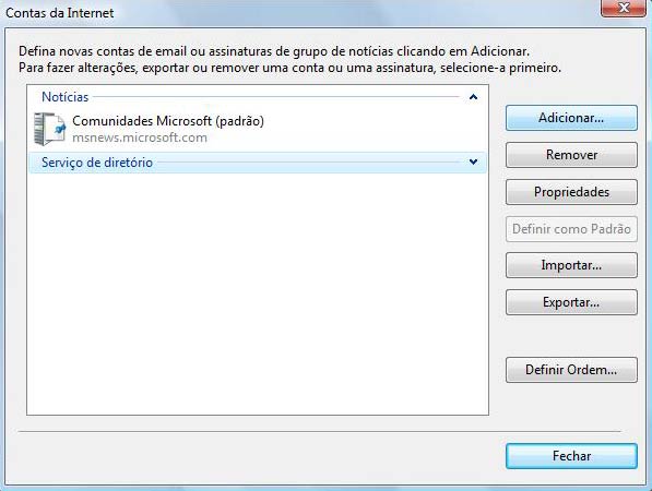 Clique no bot�o 'Adicionar', � direita